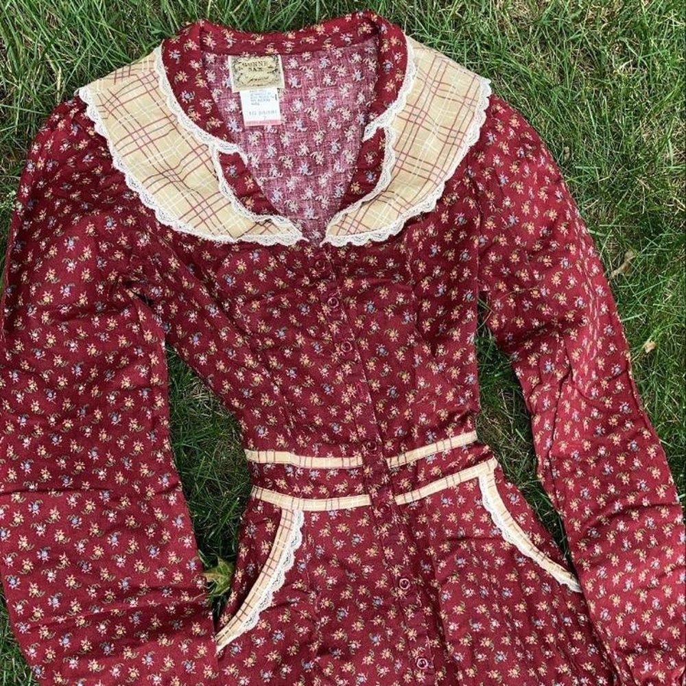 🌹🥀1970s vintage Gunne Sax by Jessica Merlot prairie dress